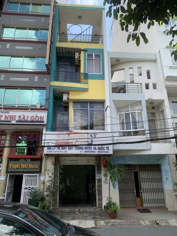 Cho thuê nhà hẻm 283 đường Cách Mạng Tháng 8 Quận 10