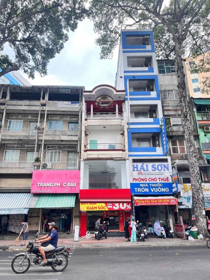 Cho thuê nhà mặt tiền 282Bis Cống Quỳnh Quận 1