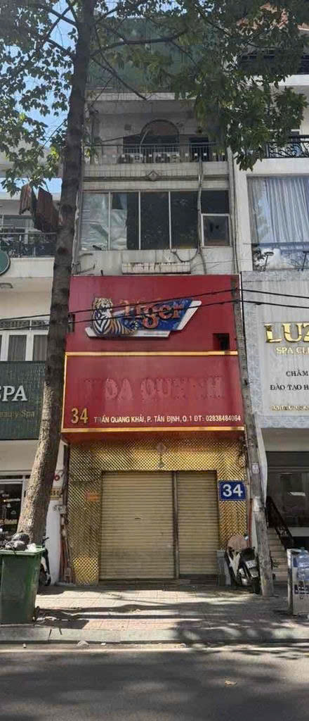 Cho thuê nhà mặt tiền 34 Trần Quang Khải Quận 1