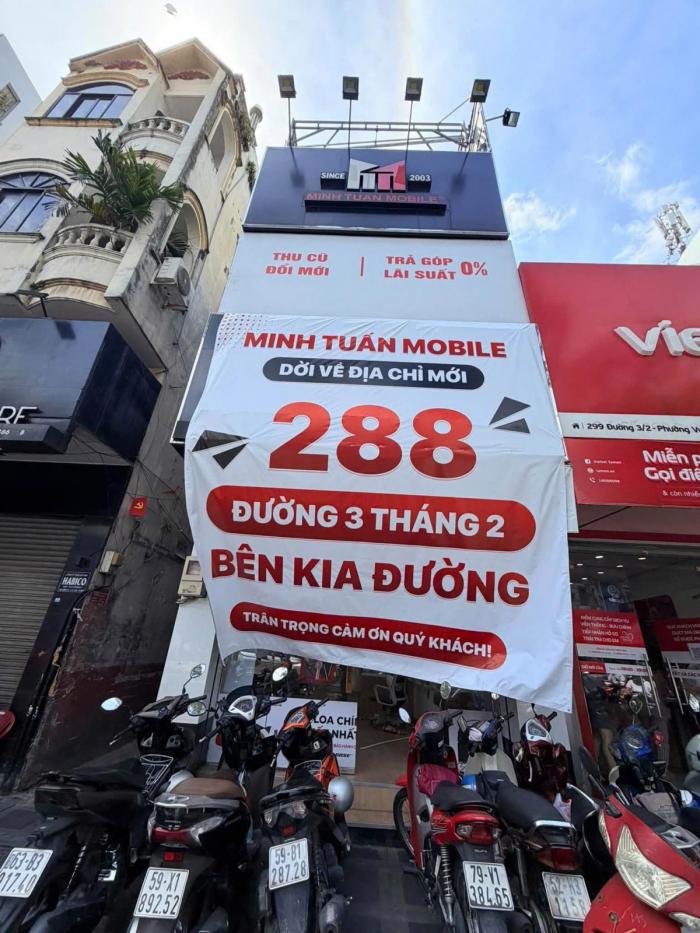 Cho thuê nhà mặt tiền 297 Ba Tháng Hai Quận 10