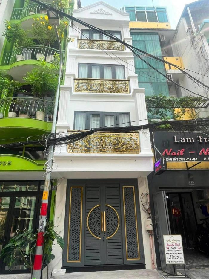 Cho thuê nhà mặt tiền đường số 3 khu Cư Xá Đô Thành Quận 3