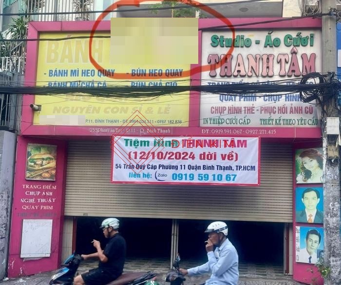 Cho thuê nhà mặt tiền đường Phan Văn Trị