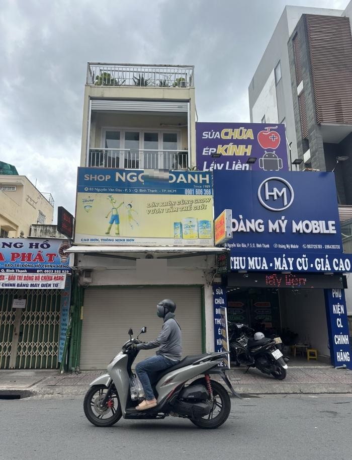 Cho thuê nhà mặt tiền đường Nguyễn Văn Đậu quận Bình Thạnh