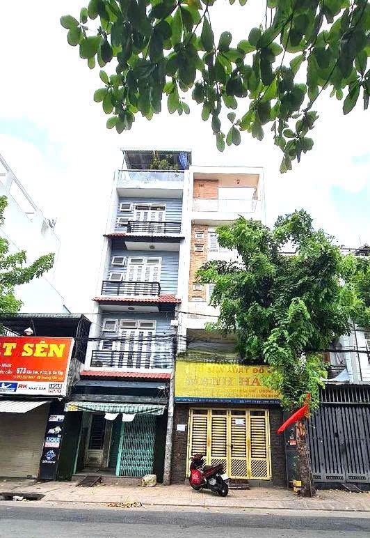 Cho thuê nhà mặt tiền đường Tân Sơn, cho thuê nhà quận Gò Vấp