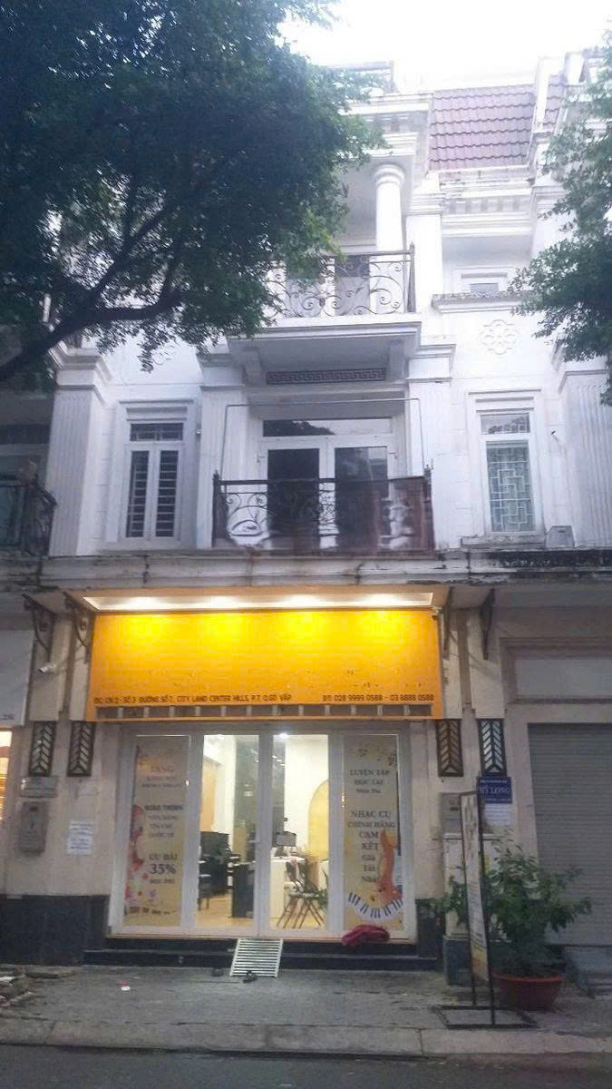 Cho thuê nhà mặt tiền đường số 7 khu Cityland quận Gò Vấp