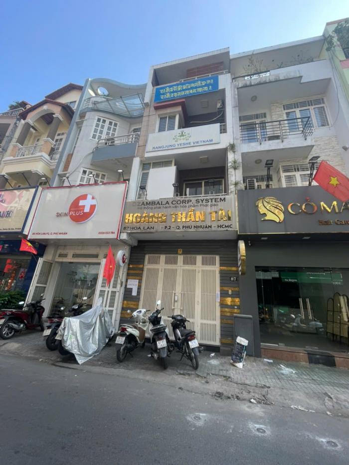 Cho thuê nhà mặt tiền đường Hoa Lan quận Phú Nhuận