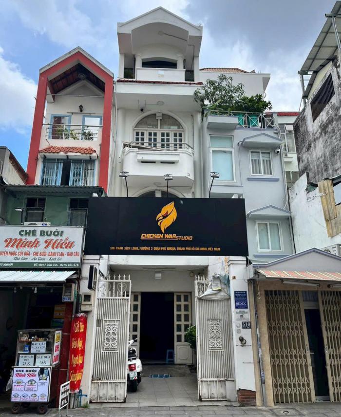 Cho thuê nhà mặt tiền 518 Phan Xích Long quận Phú Nhuận