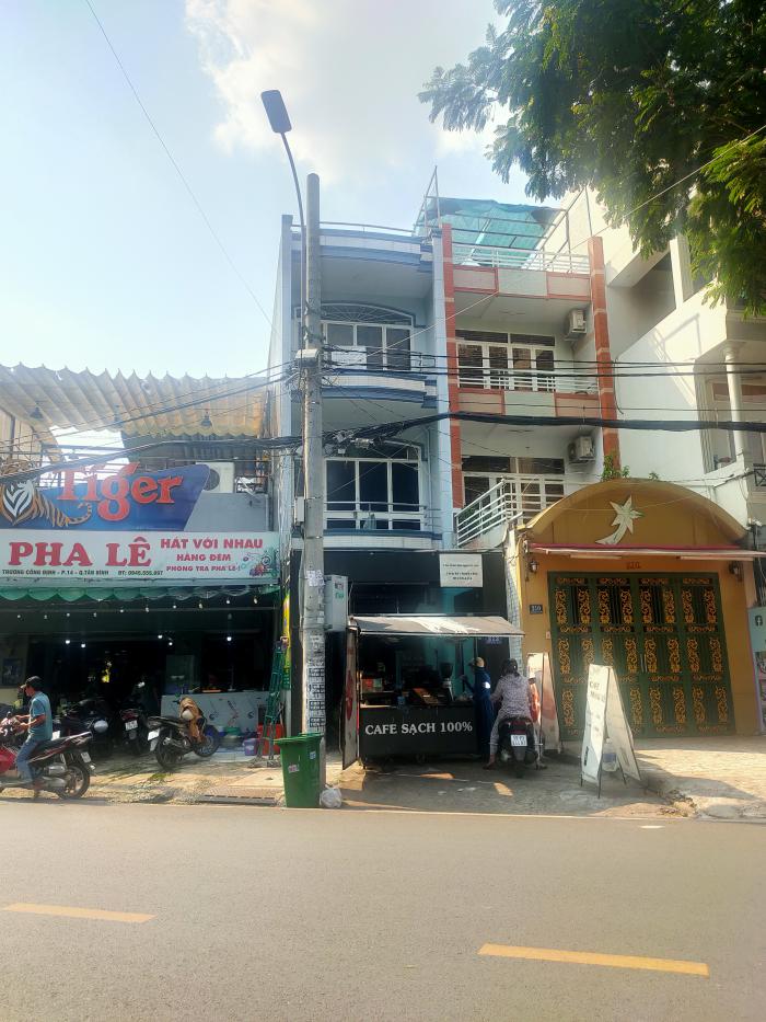 Cho thuê nhà mặt tiền đường Trương Công Định quận Tân Bình