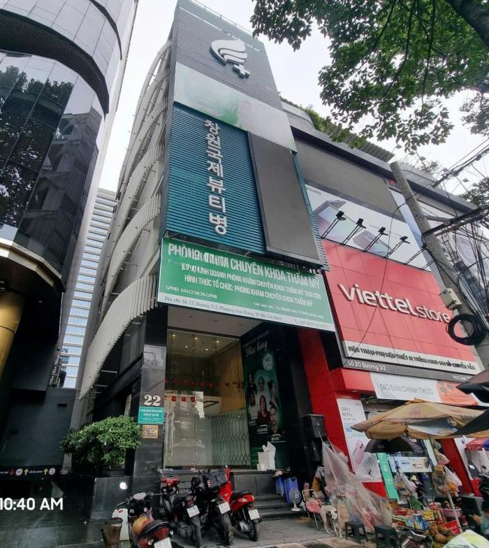 Tòa nhà cho thuê mặt tiền 22 Ba Tháng Hai Quận 10