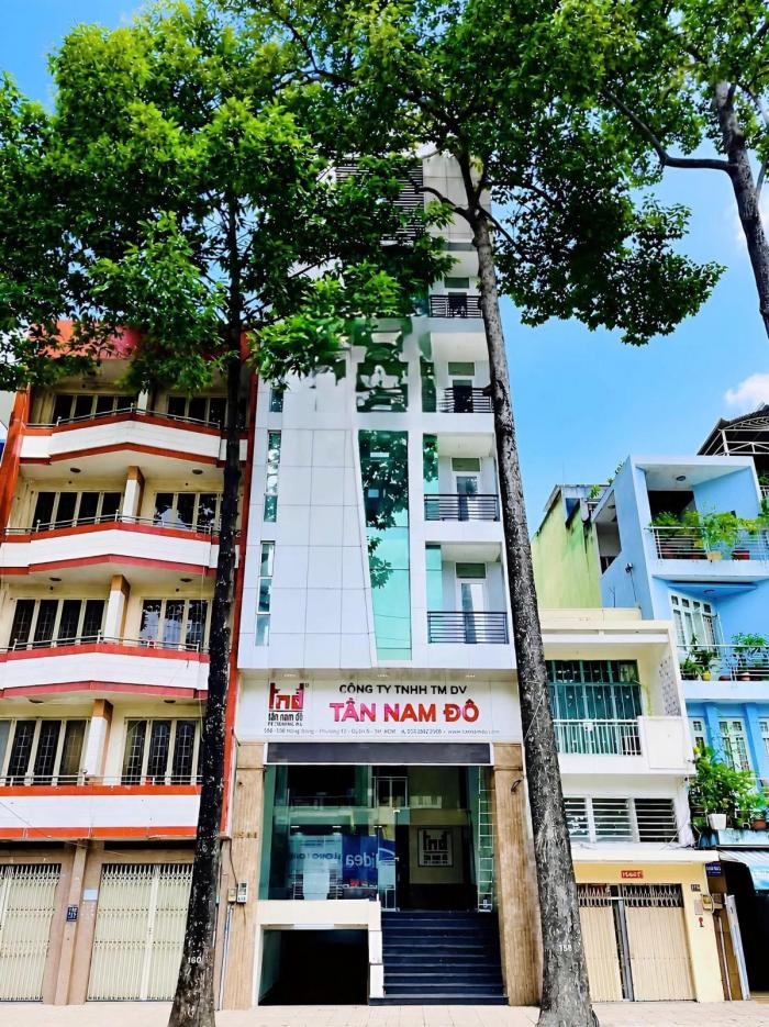 Tòa nhà cho thuê mặt tiền 166A Hồng Bàng Quận 5