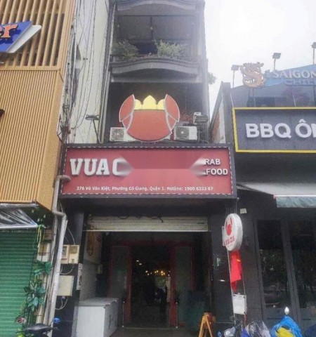 Cho thuê nhà quận 1, nhà mặt tiền đường Võ Văn Kiệt