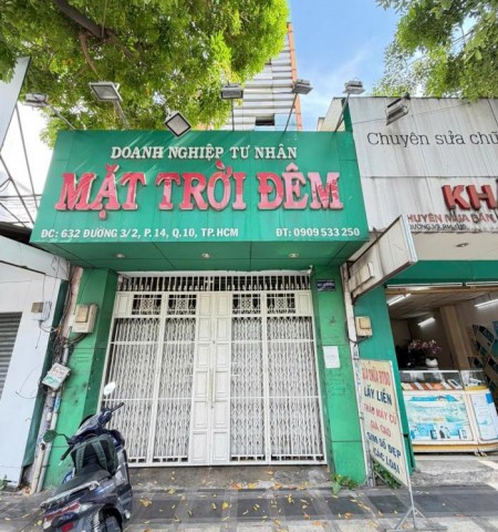 Cho thuê nhà mặt tiền đường Ba Tháng Hai Quận 10
