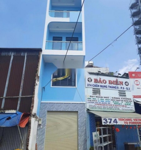 Cho thuê nhà mặt tiền đường Cách Mạng Tháng 8 quận 3