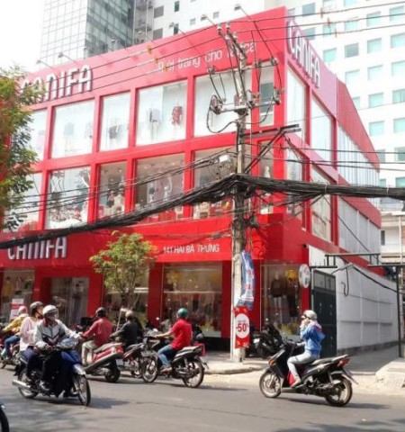 Cho thuê nhà mặt tiền đường Hai Bà Trưng Quận 3