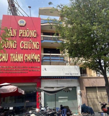 Cho thuê nhà mặt tiền đường CMT8 quận Tân Bình